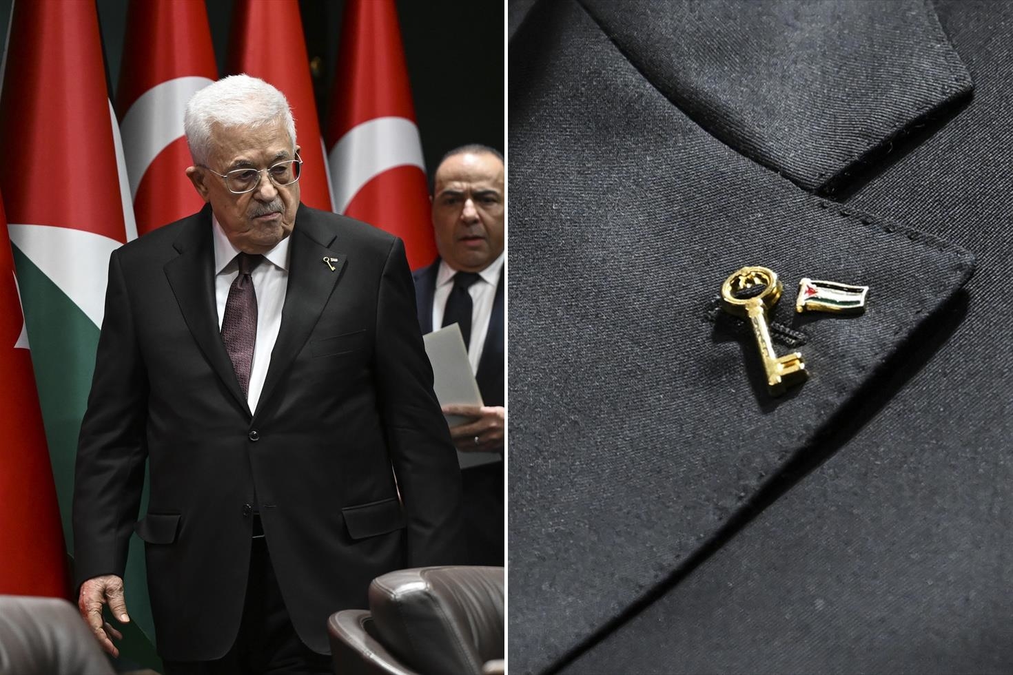Abbas’ın yakasındaki anahtarın anlamı yürek burktu: Filistin’e dönüş umudunu simgeliyor