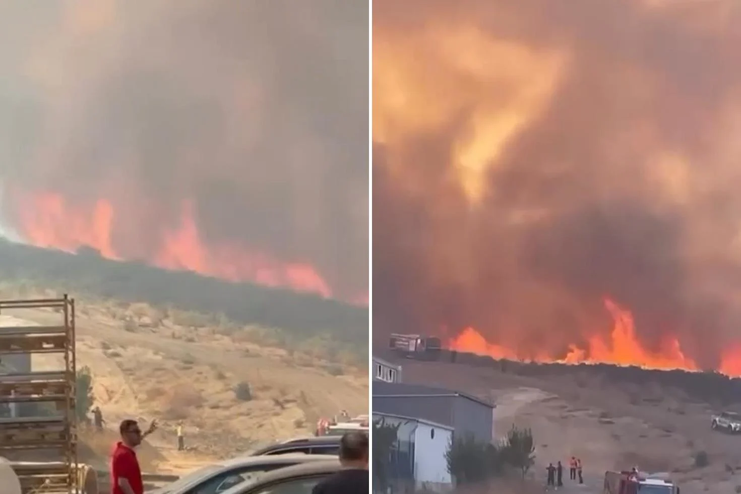 Bursa’da yangın paniği: Alevler ormana sıçradı, helikopterler hemen havalandı