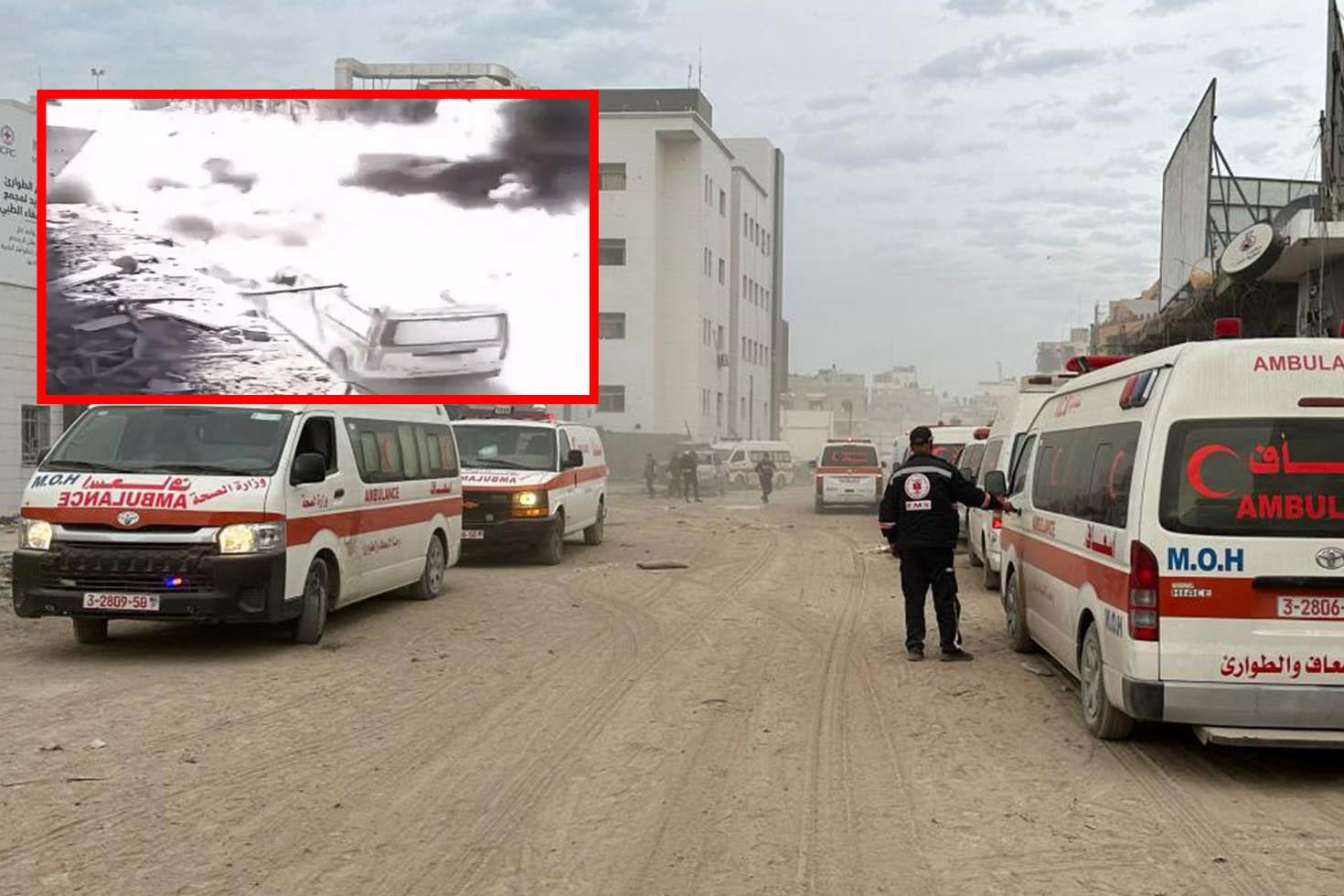 İsrail’in ambulansları vurduğu görüntüler ortaya çıktı