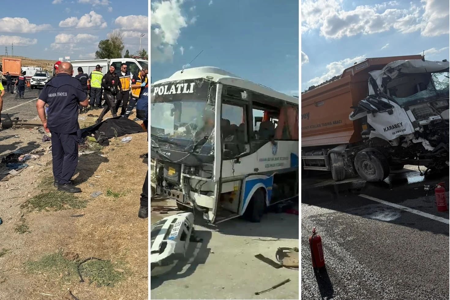 Ankara’da korkunç kaza: Ölü ve yaralılar var