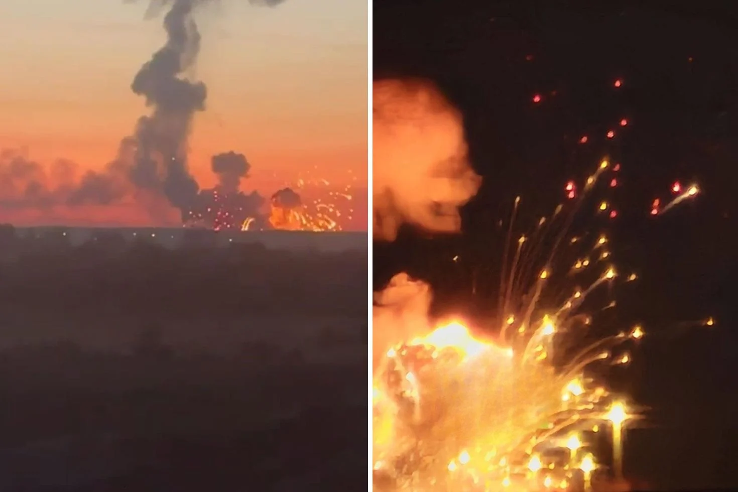 Rusya, Kiev’deki kritik tesisi vurdu! Gökyüzünden ateş yağdı