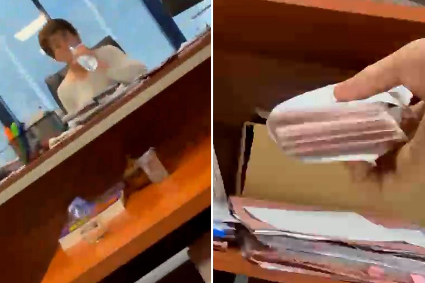 Belediyede rüşvet skandalının görüntüleri ortaya çıktı: Oraya koy ben oradan alırım