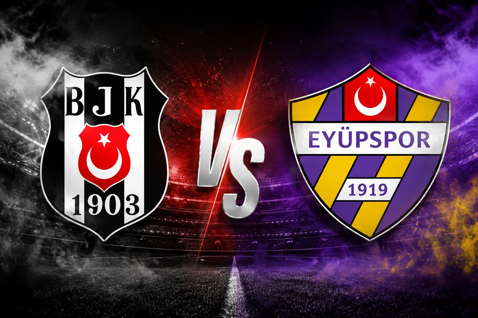 Beşiktaş-Eyüpspor maçında ilk 11’ler belli oldu