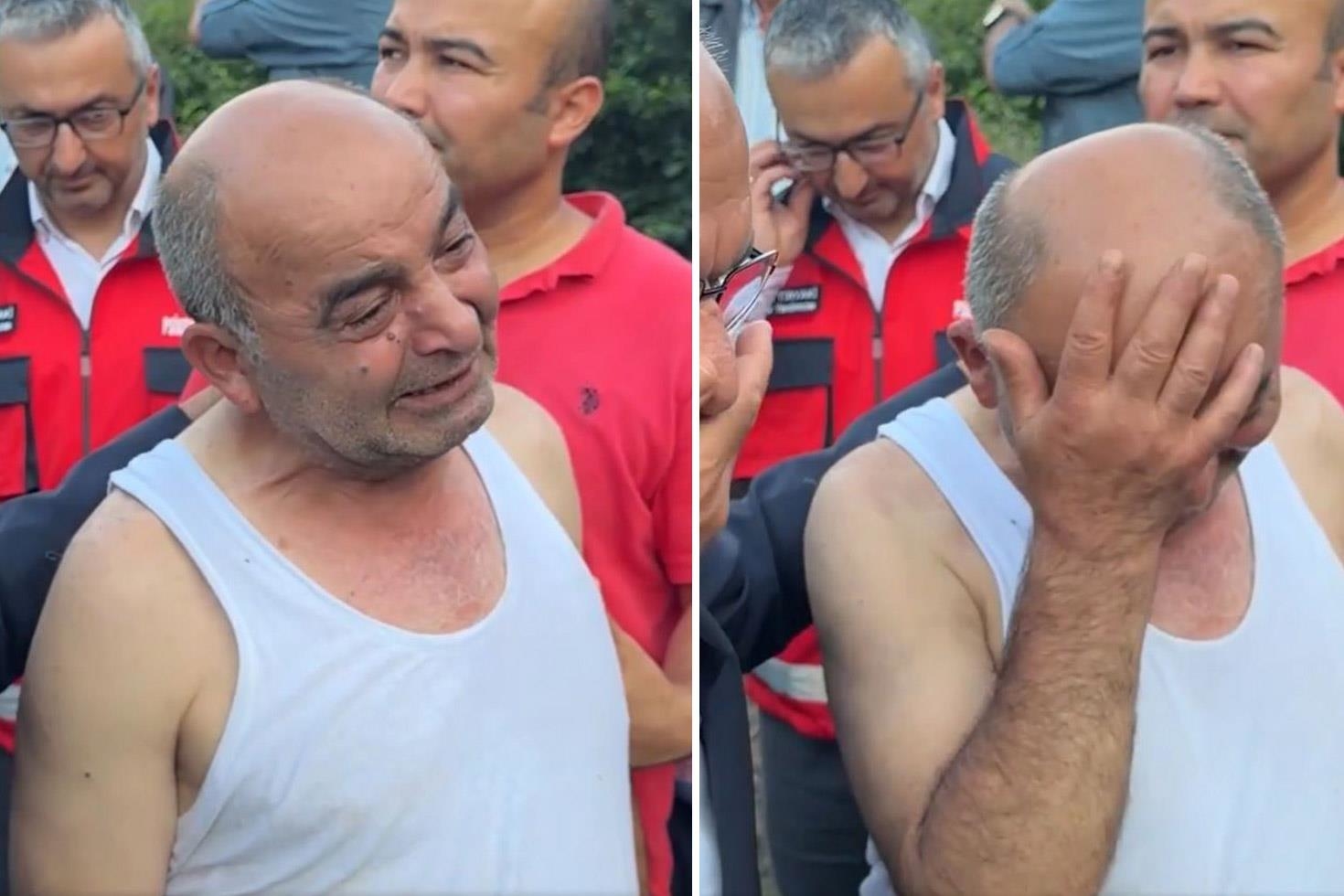 Giresun’daki selde eşini ve kızlarını kaybeden babadan kahreden sözler