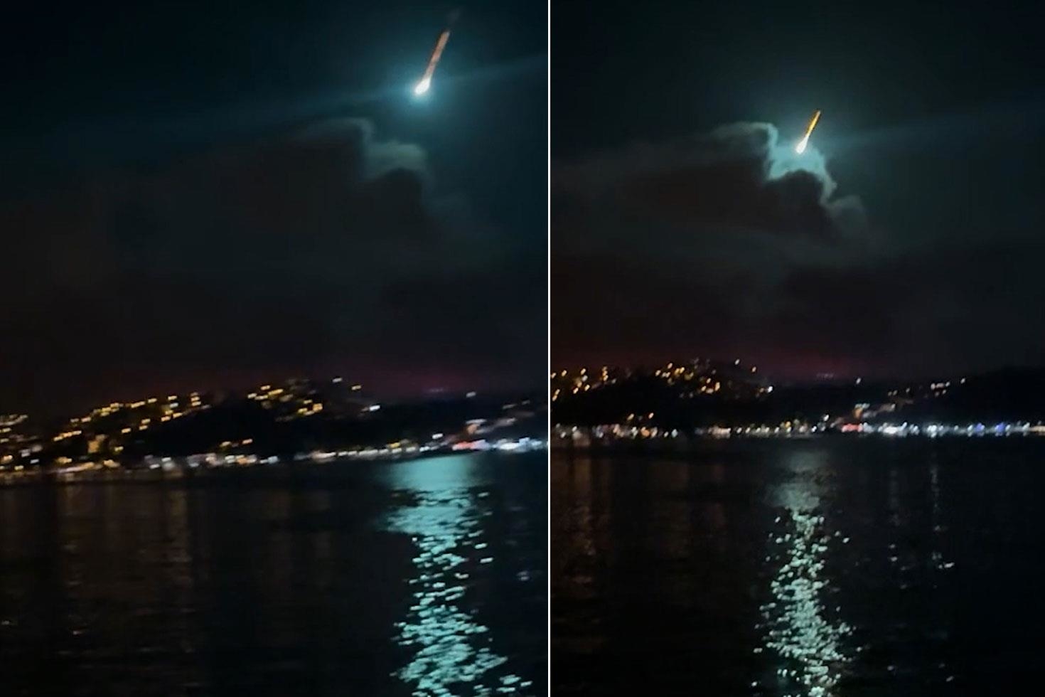 Boğaz’da Perseid meteor yağmuru kameralara yansıdı