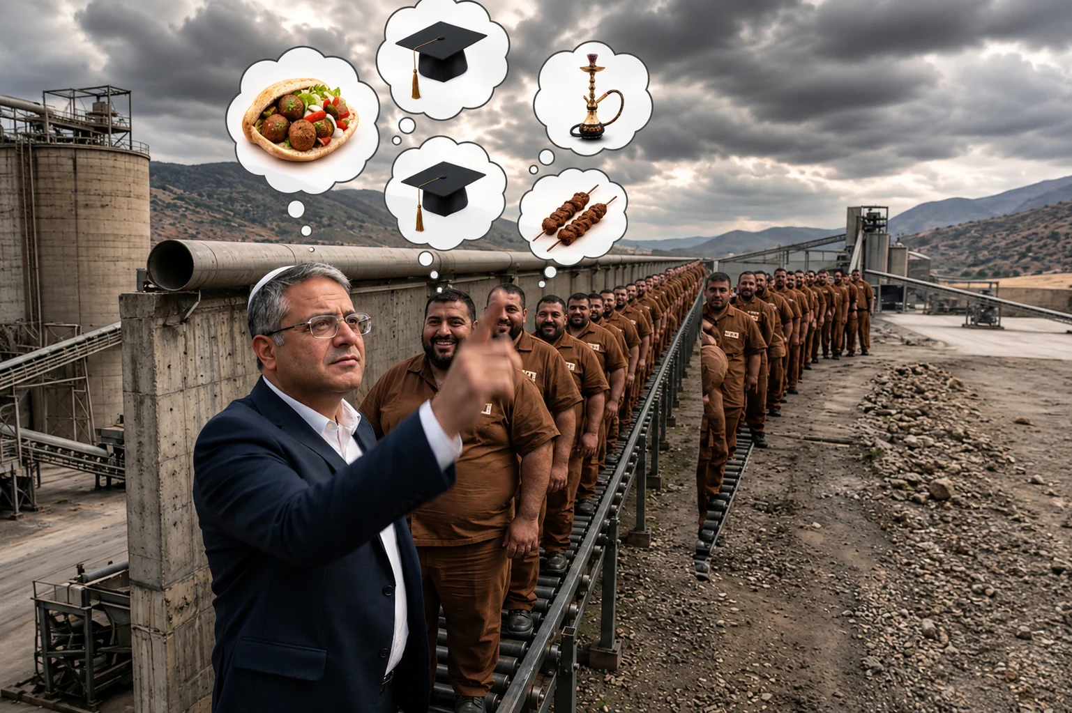 İsrailli Bakan Ben-Gvir’den insanlık dışı kampanya: Yapay zekayla Filistinlileri toplama kampına koydu