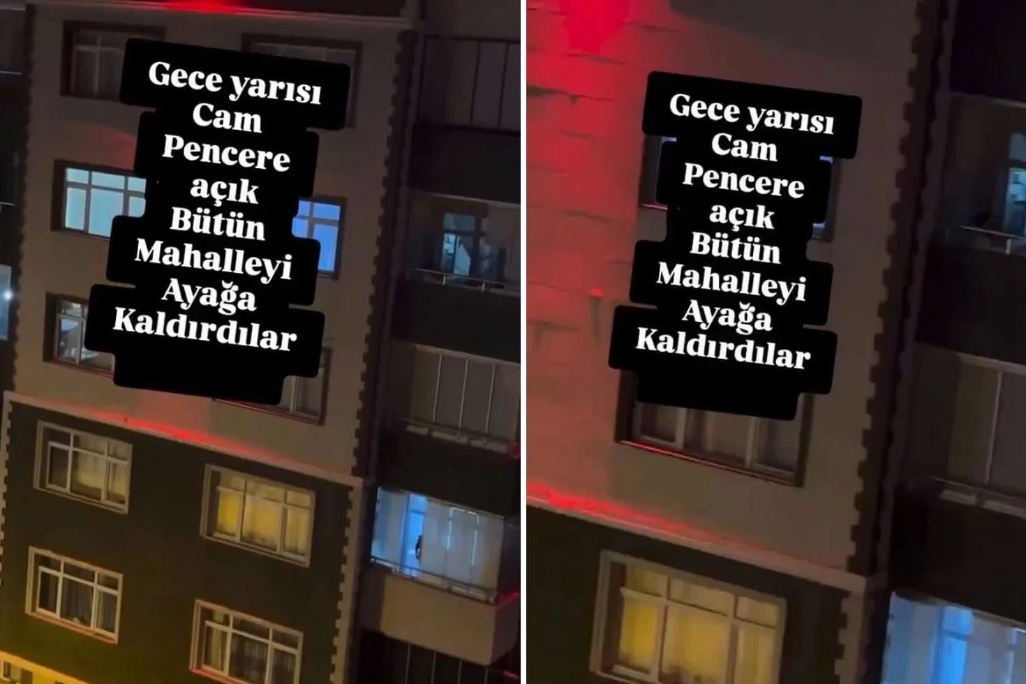 Görüntü Türkiye’den! Cinsel ilişkiye giren çiftin çıkardığı sesler mahalleyi ayağa kaldırdı