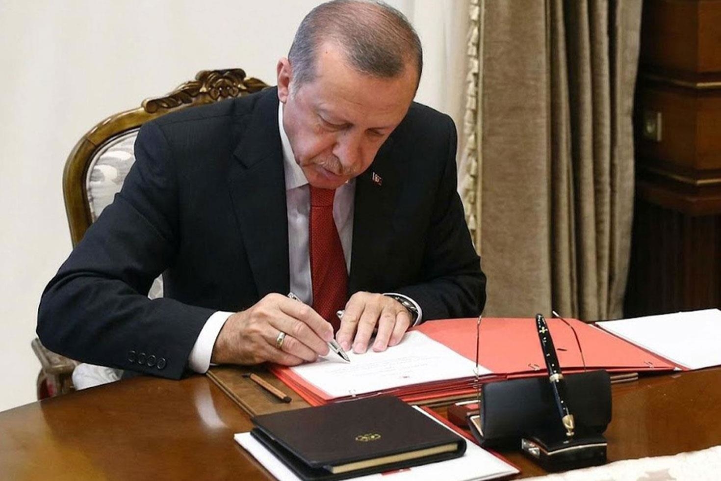 Cumhurbaşkanı Erdoğan’dan çok sayıda atama ve görevden alma kararı