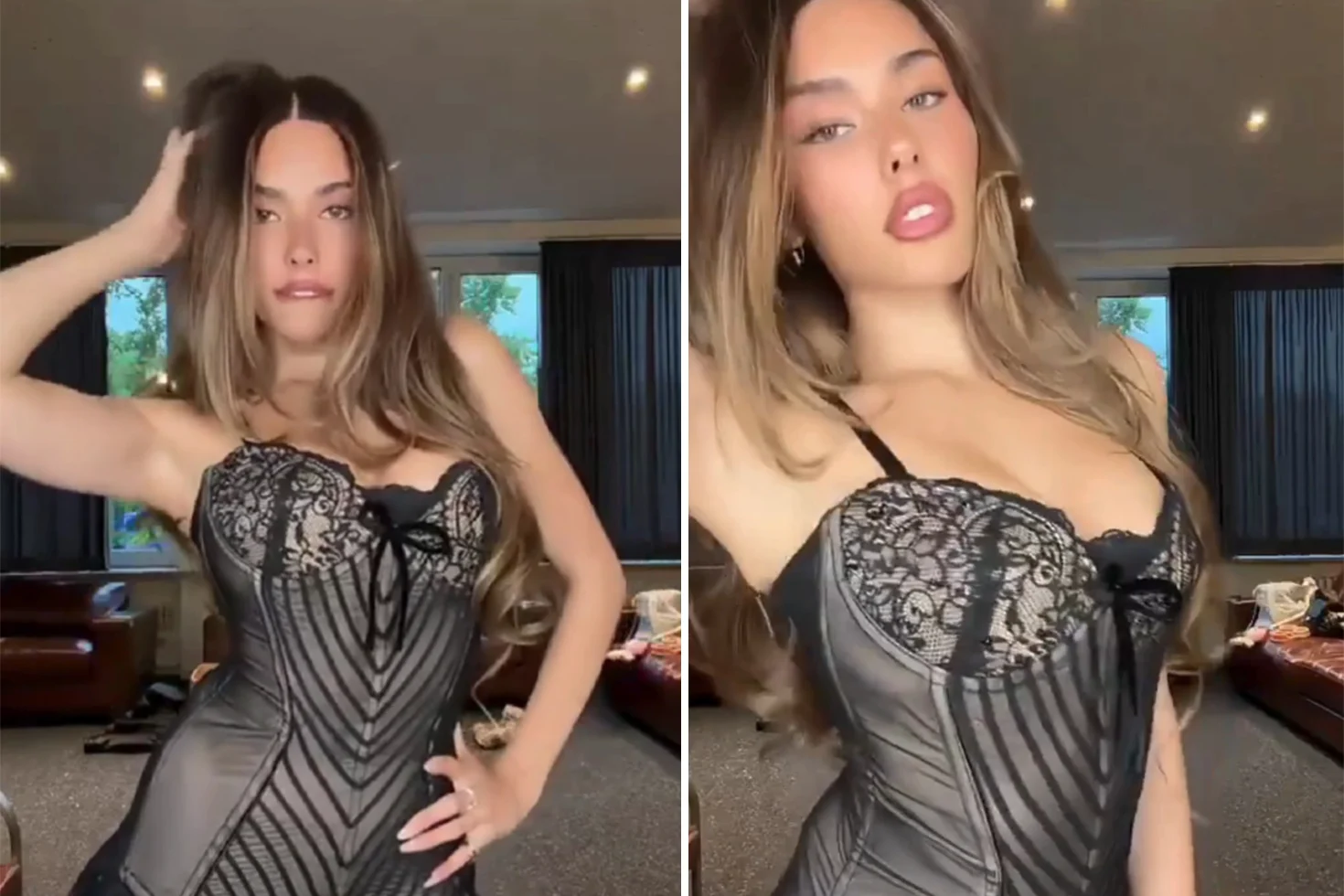 Dünyaca ünlü şarkıcı Madison Beer kameranın karşısına geçti! O hareketi olay oldu