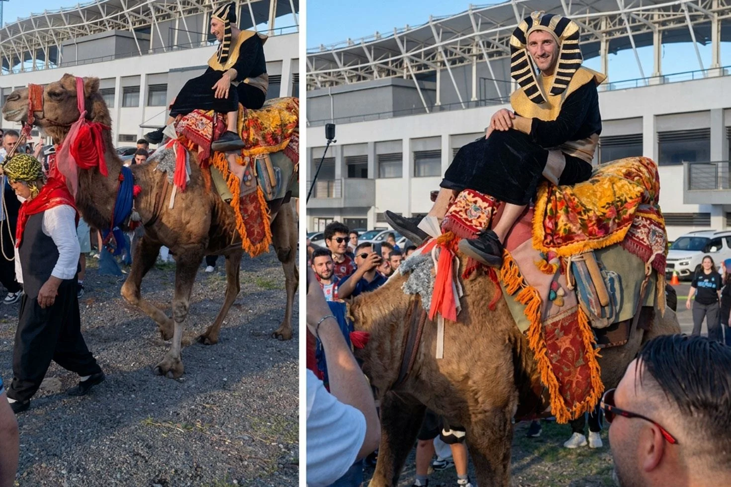 Dünyanın konuştuğu Trabzonlu adam, yine yaptı şovunu