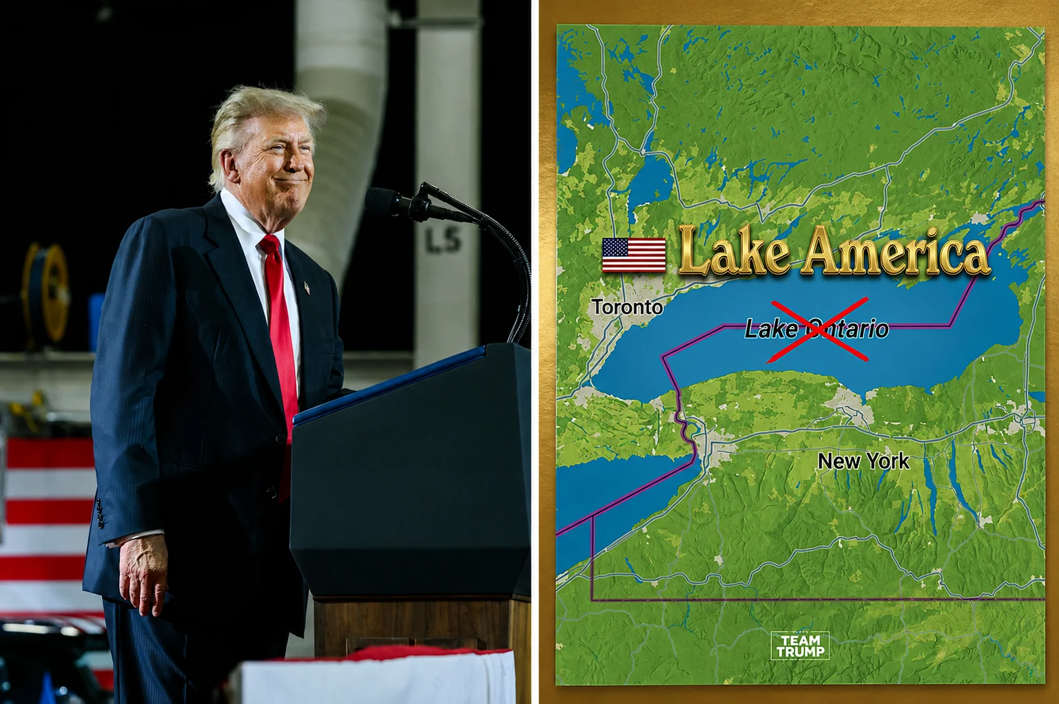 Trump’tan olay yaratacak bir isim değişikliği önerisi daha: Ontario Gölü’nün adını “Amerika Gölü” yapmayı düşünüyor