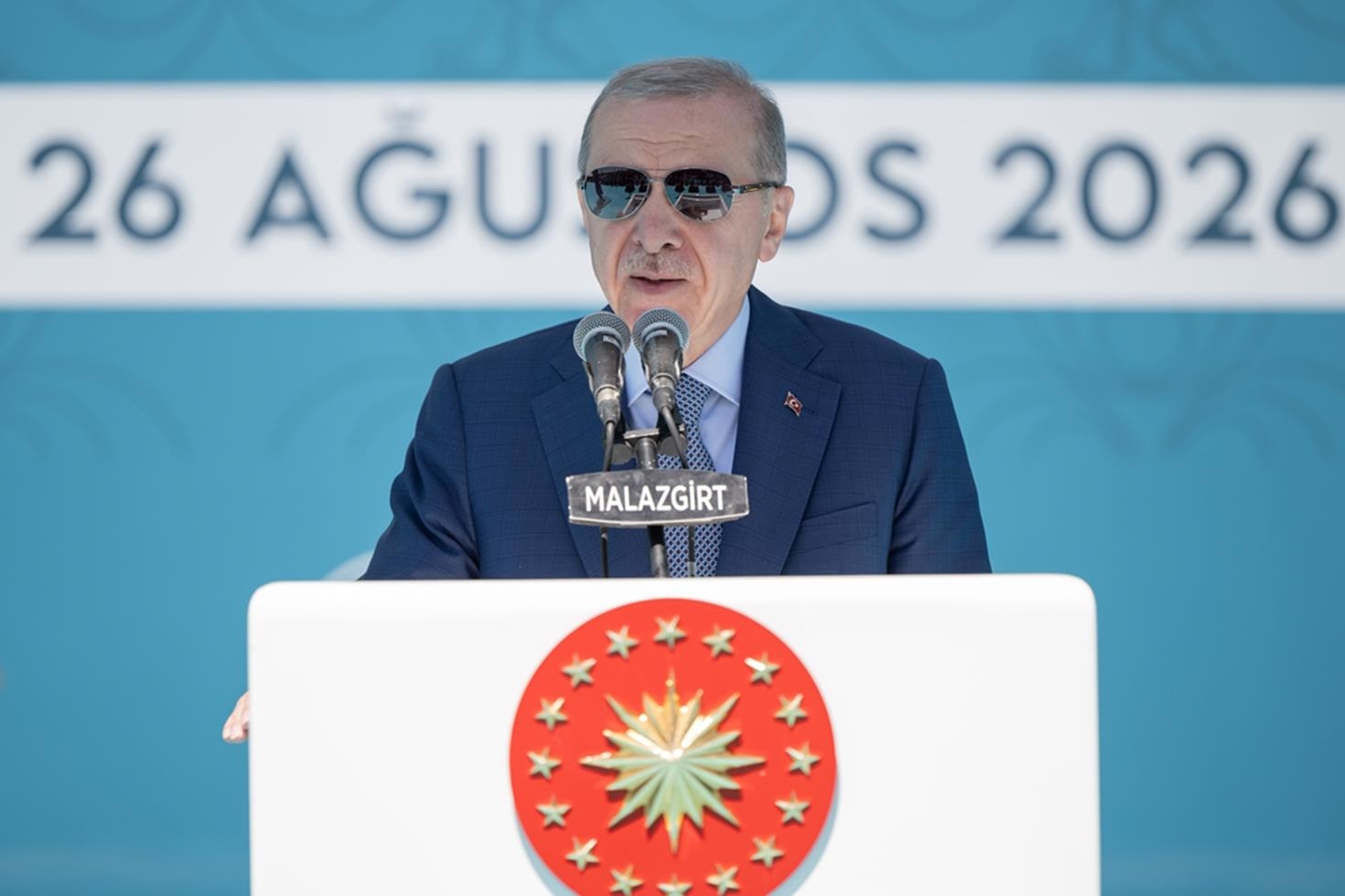 Cumhurbaşkanı Erdoğan’dan Malazgirt’te kritik mesaj: Coğrafyamızı barış yurdu yapmak için atımızın kuyruğunu bağladık
