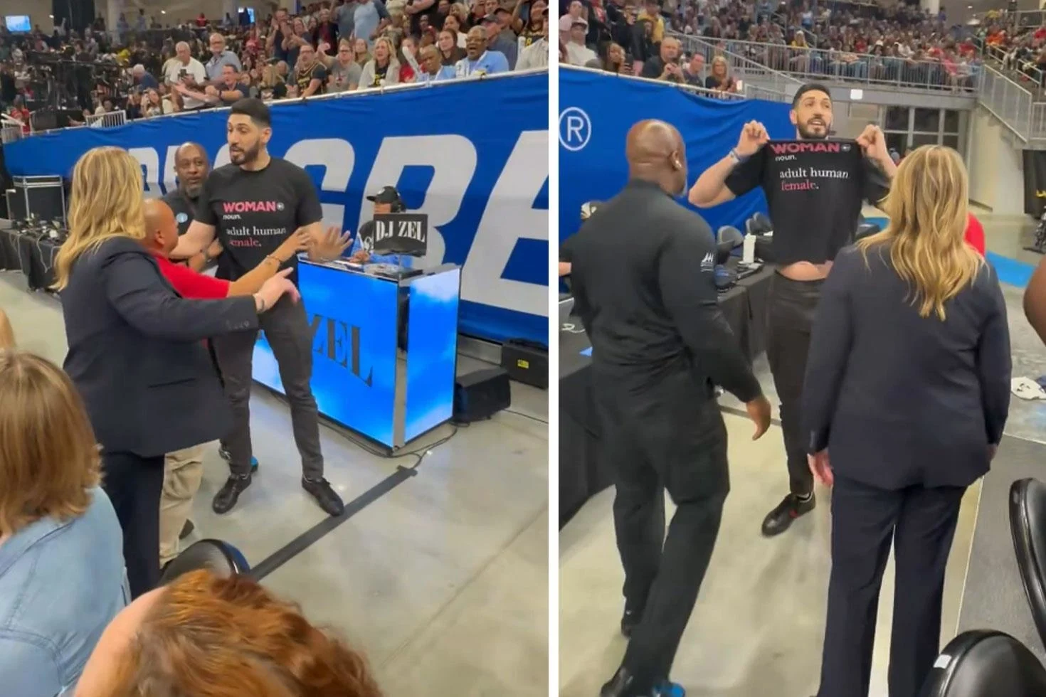 Fetocu Enes Kantere Buyuk Sok Kadin Basketbolcular Salondan Atti 20170757 62 Jpg