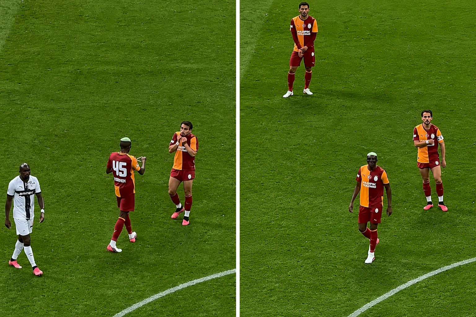 Galatasaray’da neler oluyor? Osimhen’den Yunus’un ağzını açıkta bırakan hareket