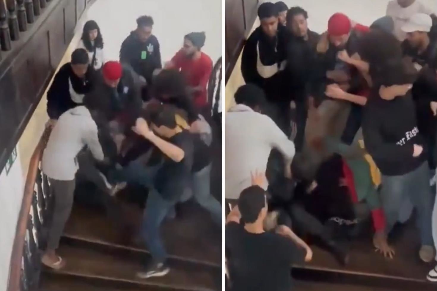 Giydiği tişört nedeniyle tekme tokat dövüldü