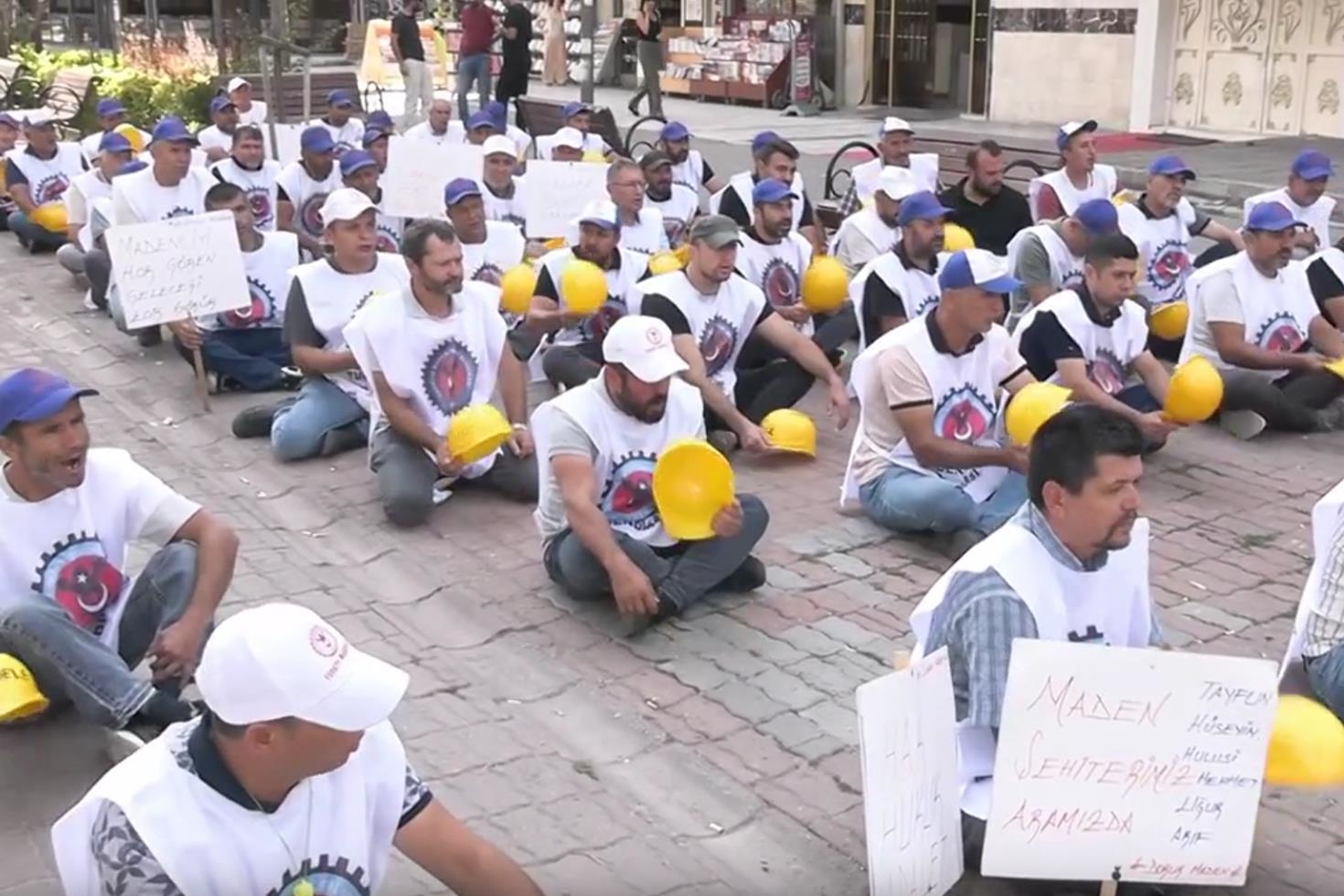 Maden işçileri günlerdir sokakta: Bu hafta ödenmezse…