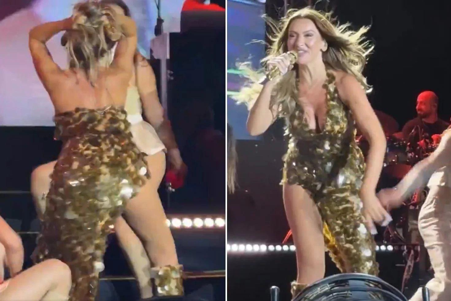 Hadise, Kuşadası sahnesinde coştu! Hayranları adeta kendinden geçti
