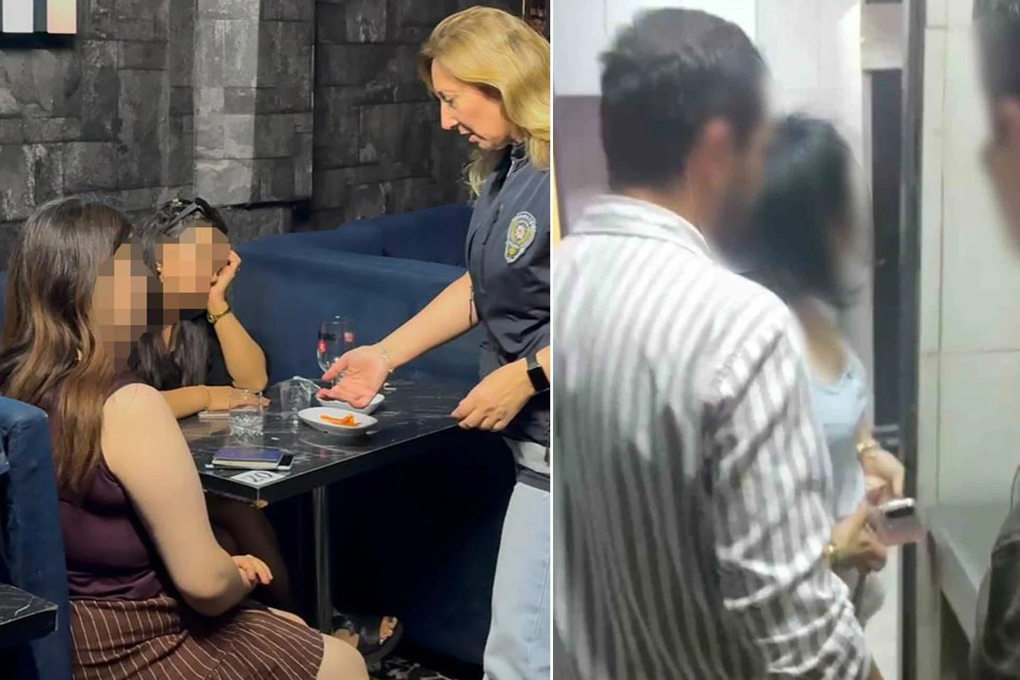Her yerden kadın çıktı, biri de tezgahın altındaydı