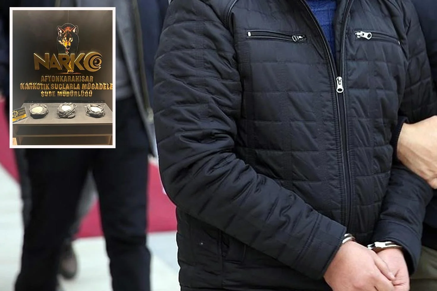 Afyonkarahisar’da 5 kg uyuşturucu hammaddesiyle yakalanan şahıs tutuklandı