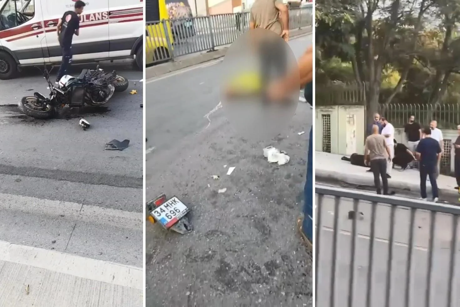 İki motosikletli feci şekilde çarpıştı! Korkunç kazada bir kişi hayatını akybetti