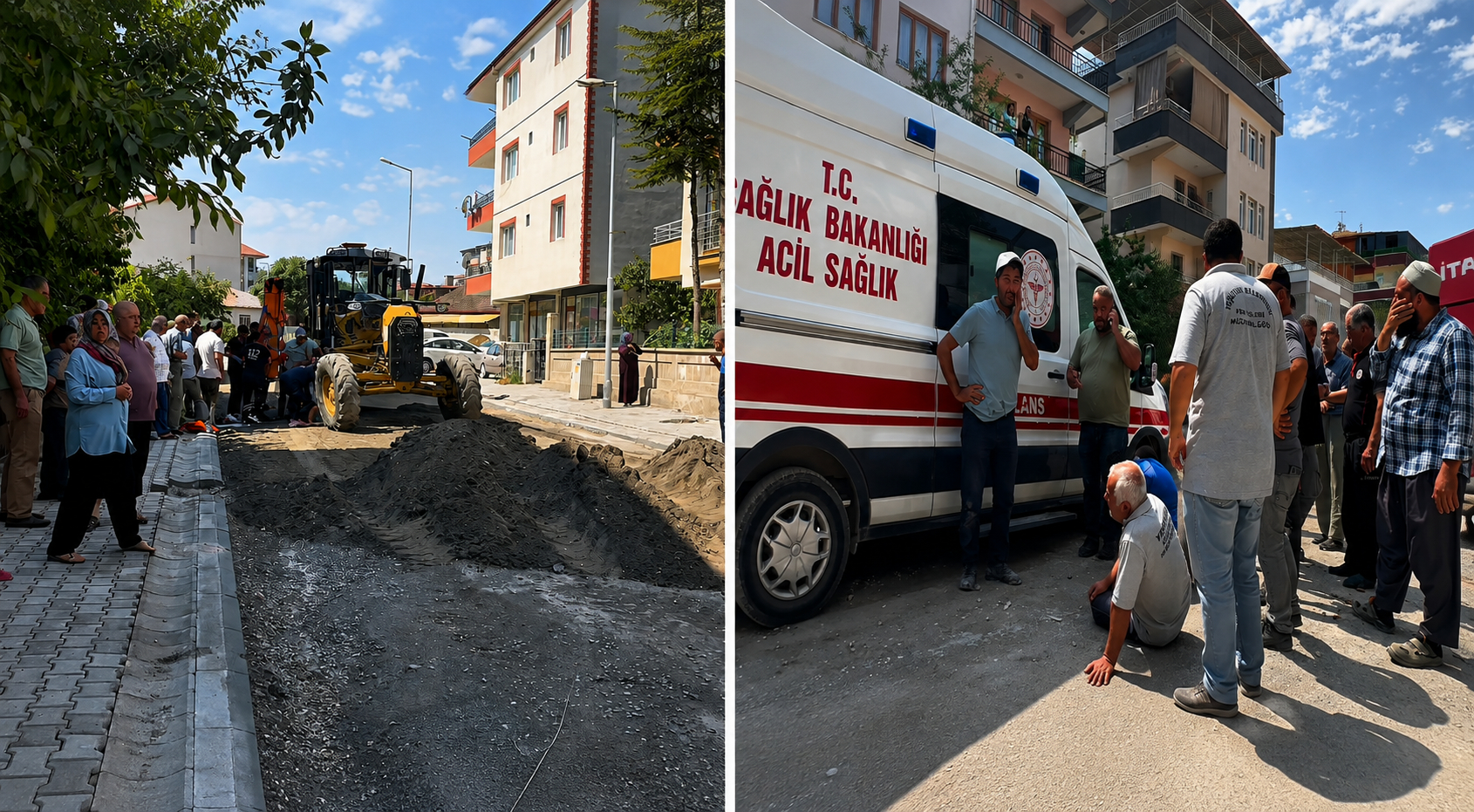 Malatya’da belediye işçisi, iş makinesinin altında kalarak hayatını kaybetti