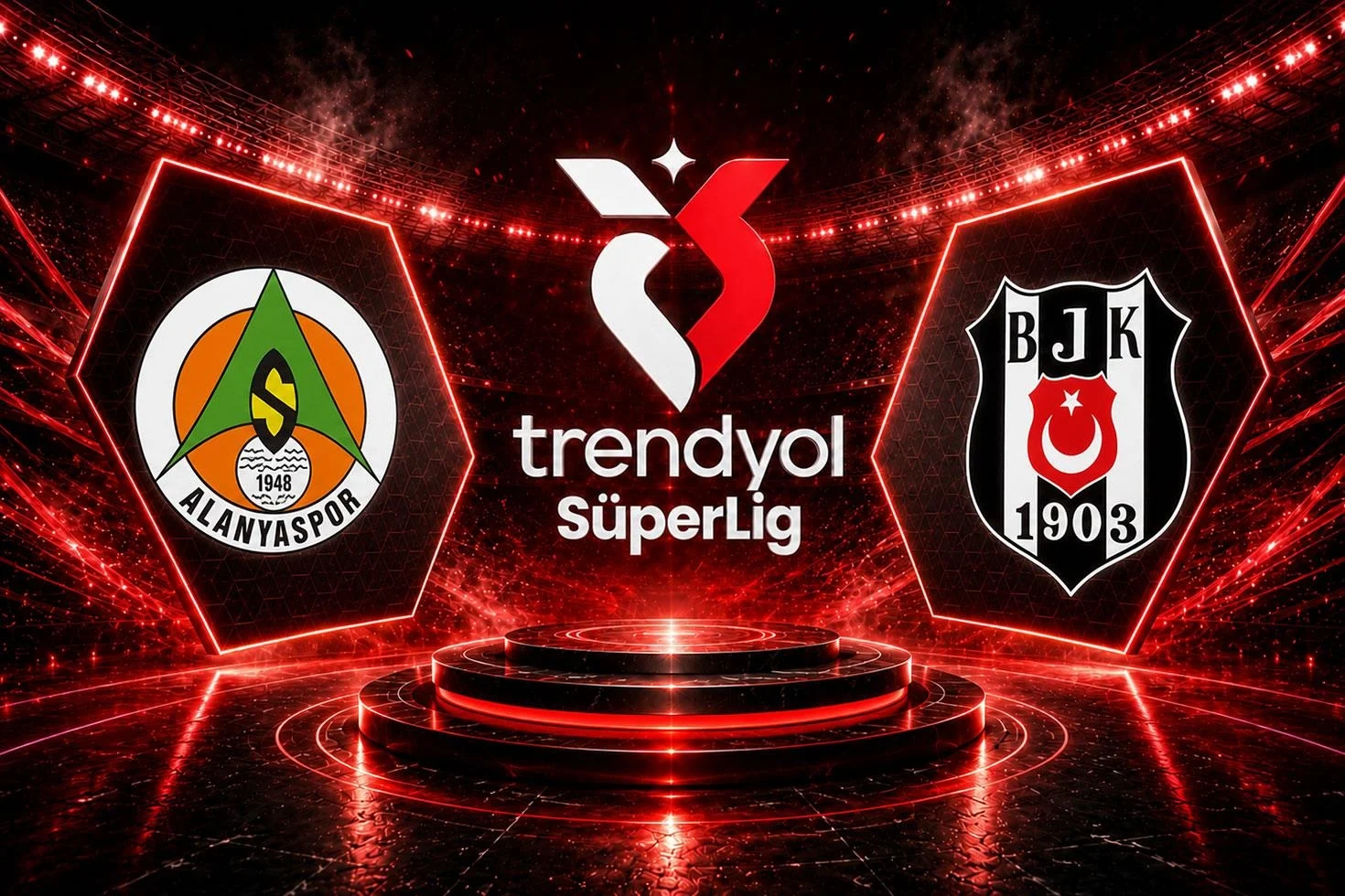 Alanyaspor-Beşiktaş mücadelesinde ilk 11’ler belli oldu