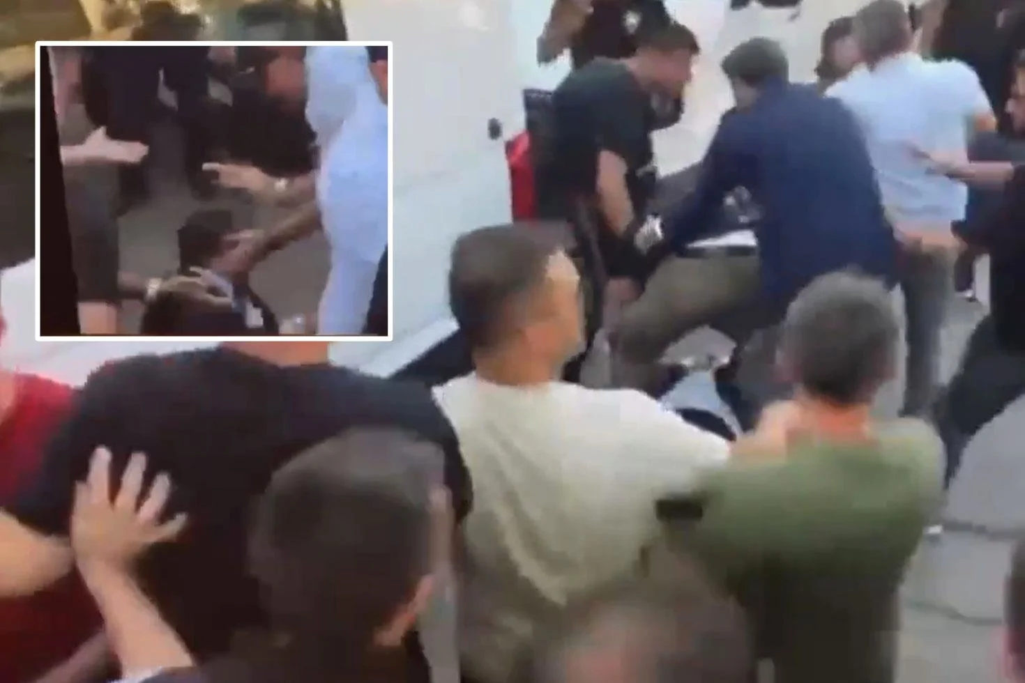 İYİ Parti Milletvekili Selçuk Türkoğlu’nun hastaneye kaldırılmasına neden olan polis müdahalesi kamerada