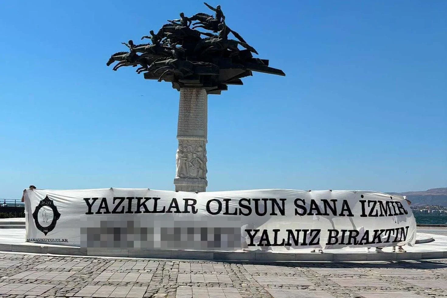 Altay taraftarından şehre tepki