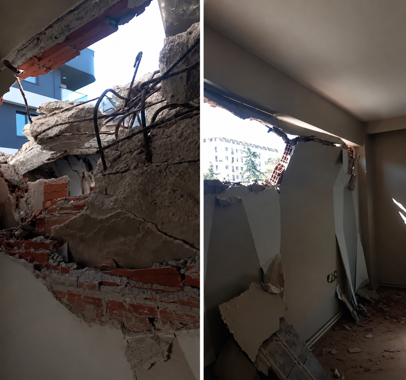 Avcılar’da koltukta uzandığı sırada iş makinesi dairenin duvarını yıktı