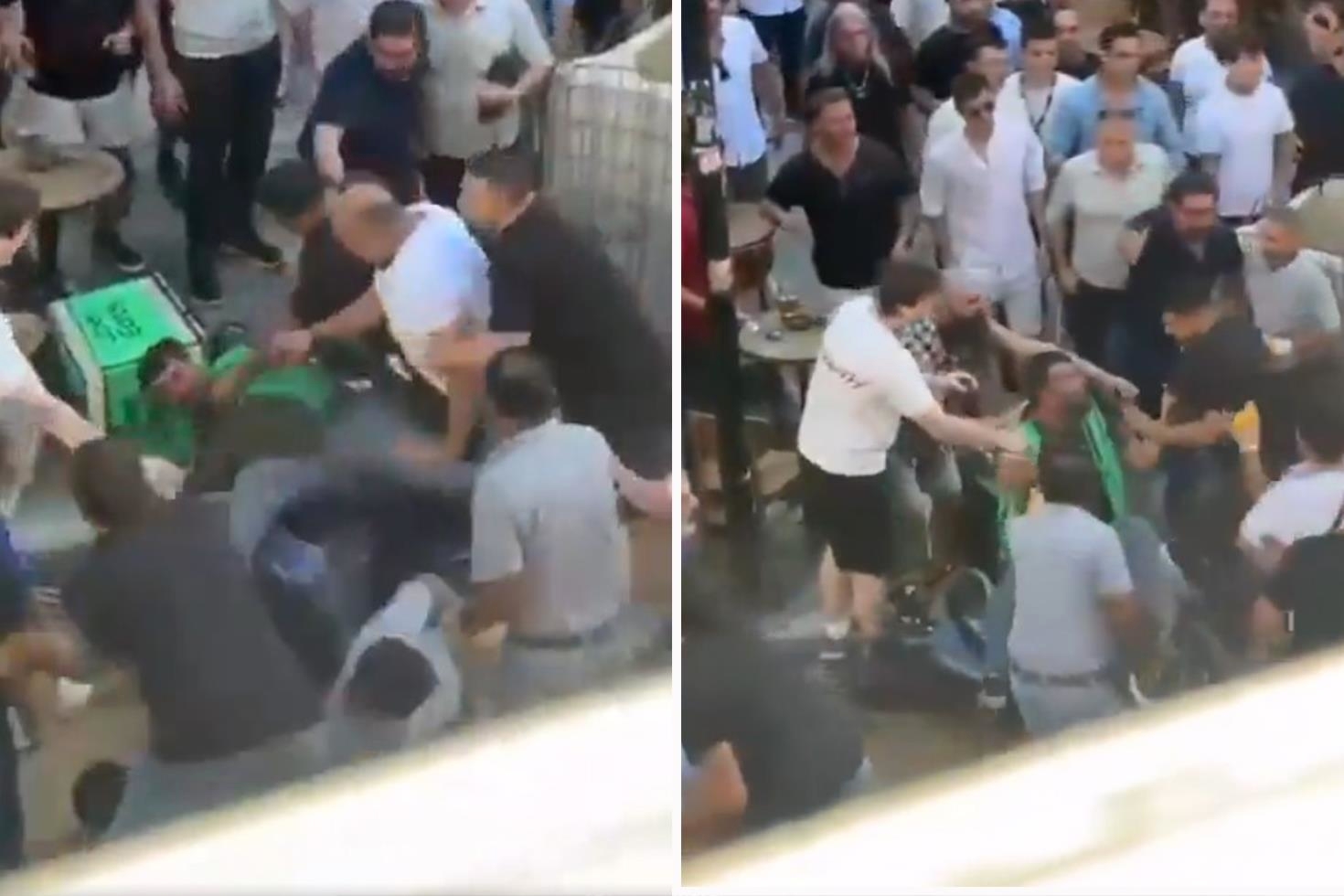 Motokuryeyi tekme tokat dövdüler