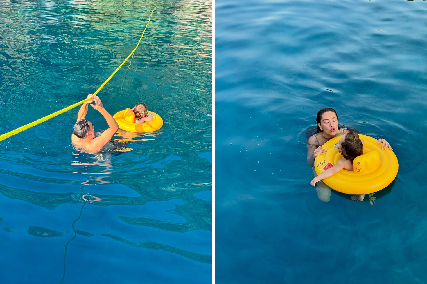 Mutlu aile tablosu! Neslihan Atagül ve Kadir Doğulu’dan tatil pozları