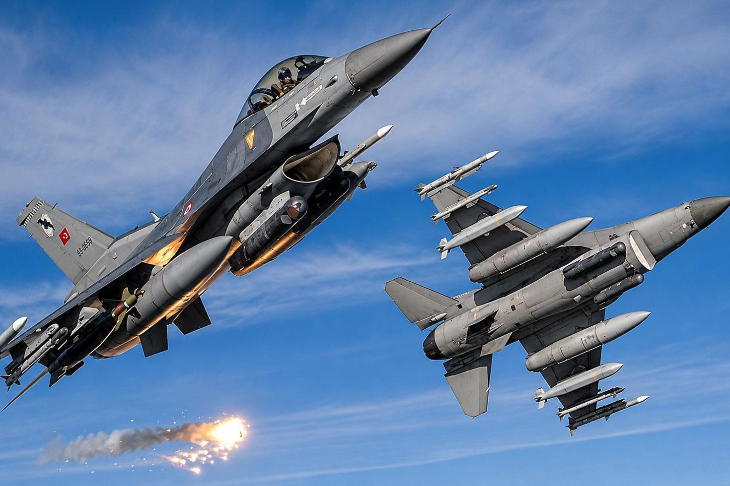 Türk savaş uçakları havalandı, NATO hava sahasında bir ilk yaşandı