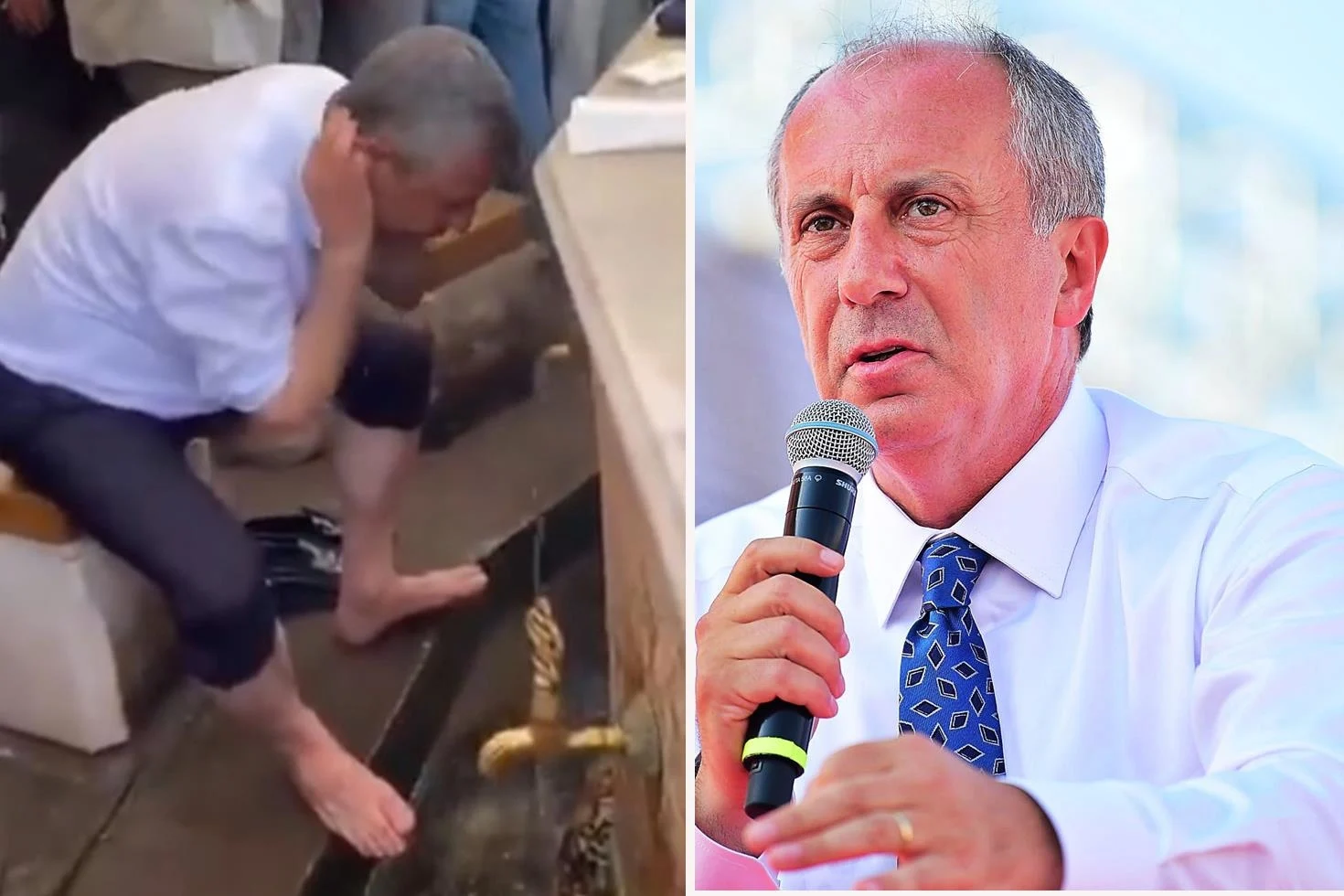 Özgür Özel’in abdest görüntülerine Muharrem İnce’den olay yorum
