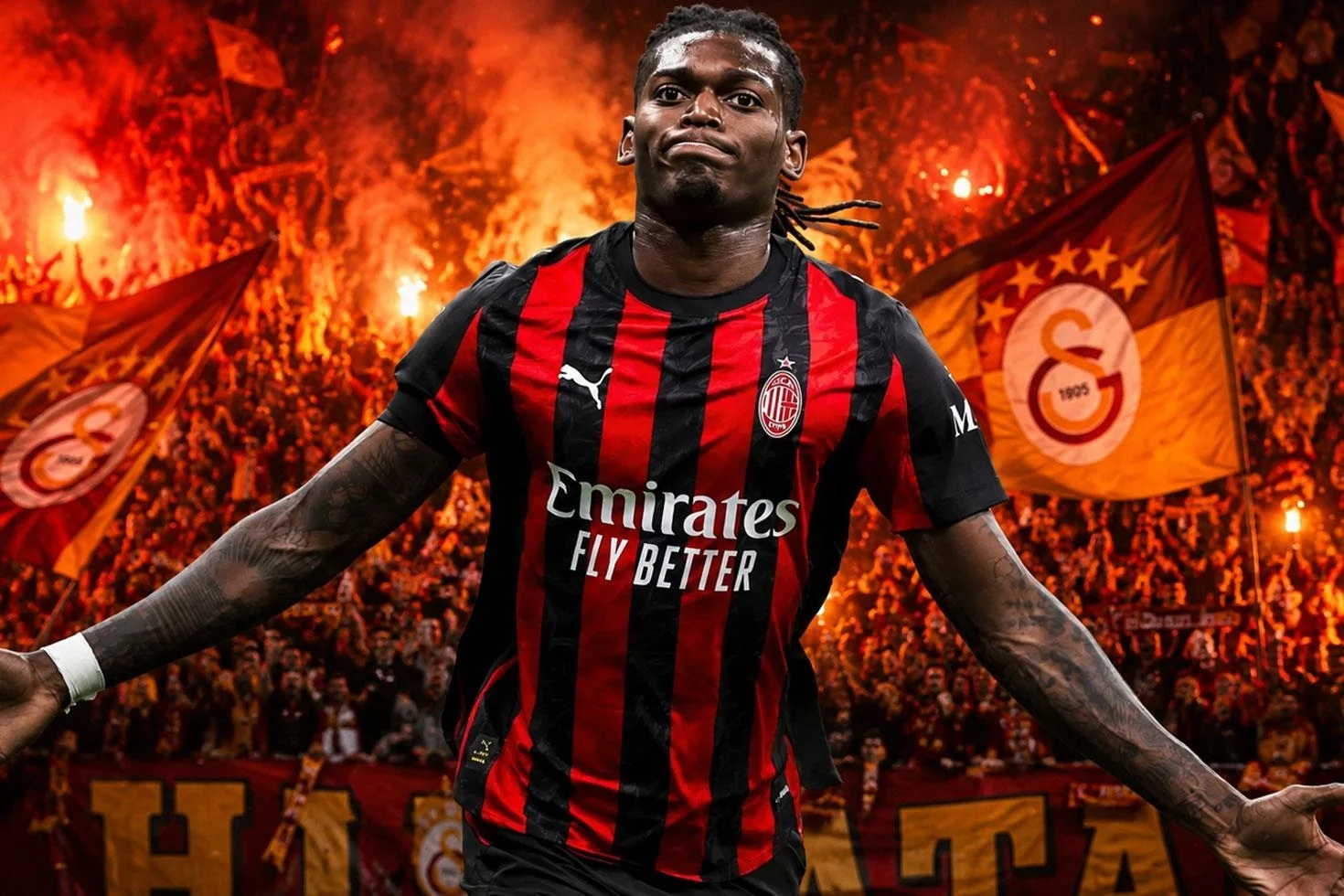 Galatasaray’ın yeni transferi Rafael Leao, İstanbul’da