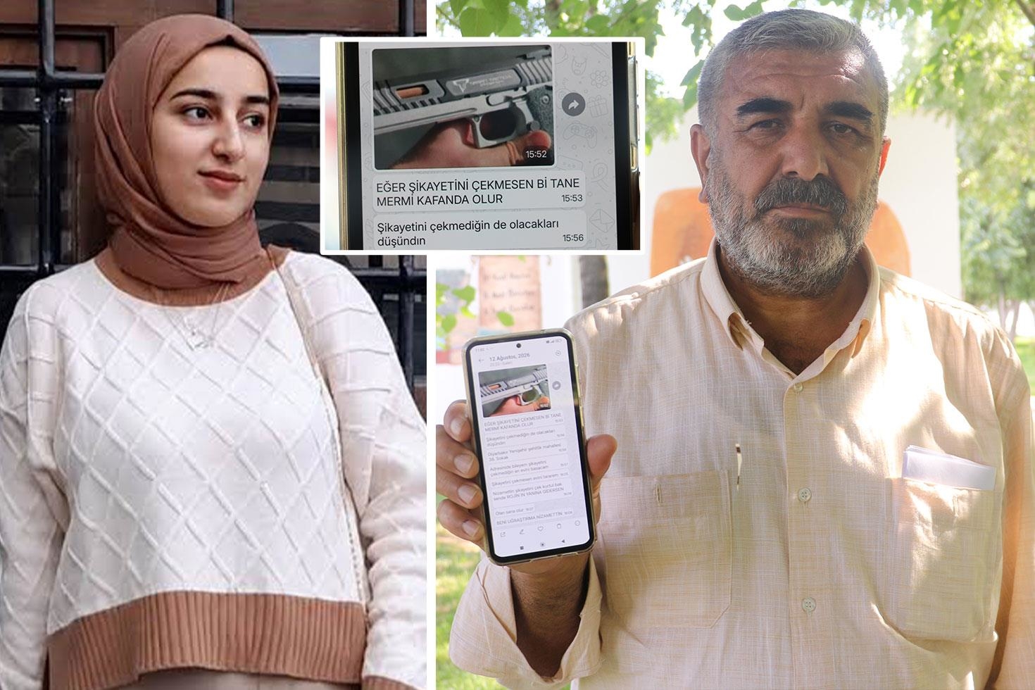Rojin Kabaiş’in babasına silah fotoğraflı tehdit: Şikayetini çek, yoksa sen de Rojin’in yanına gidersin