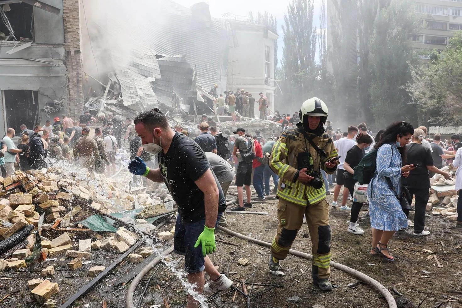 Ukrayna: Rusya’nın Kiev’e düzenlediği saldırıda 8 kişi öldü, 33 kişi yaralandı