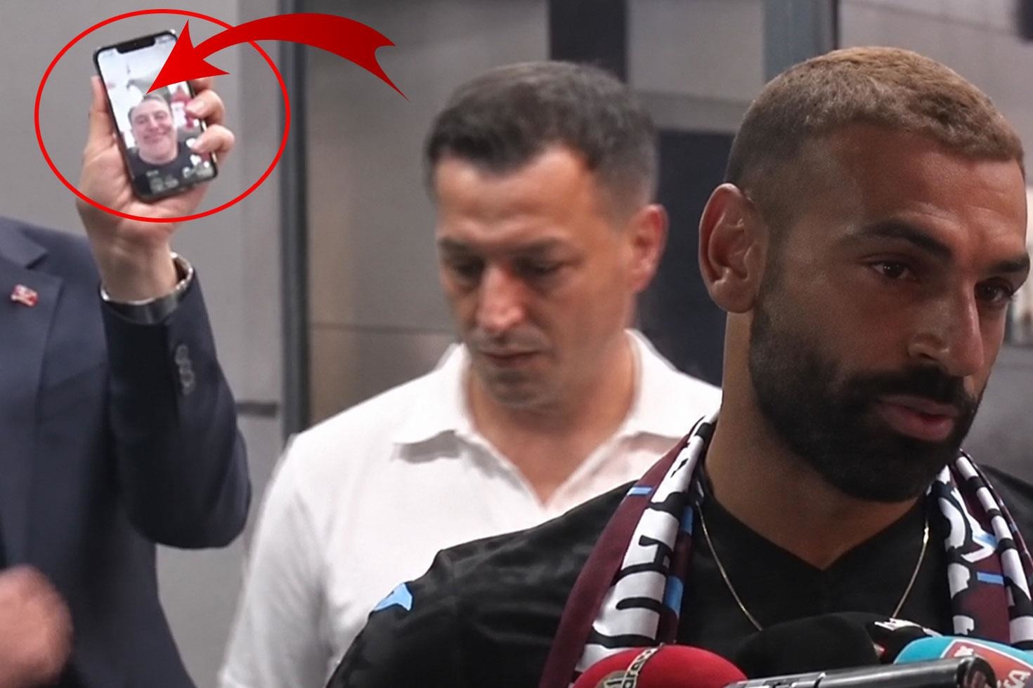 Salah karşılamasına damga vuran görüntü! Görüşmedeki isim bomba