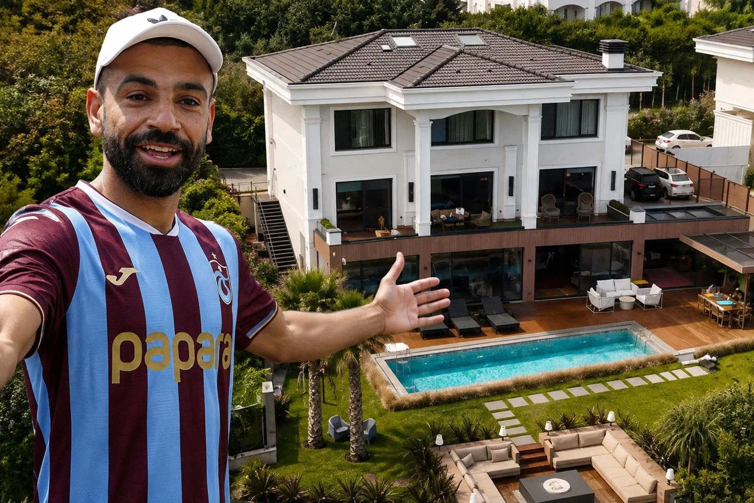 8 odası 6 banyosu var! Salah’ın krallar gibi yaşayacağı saray yavrusu ortaya çıktı