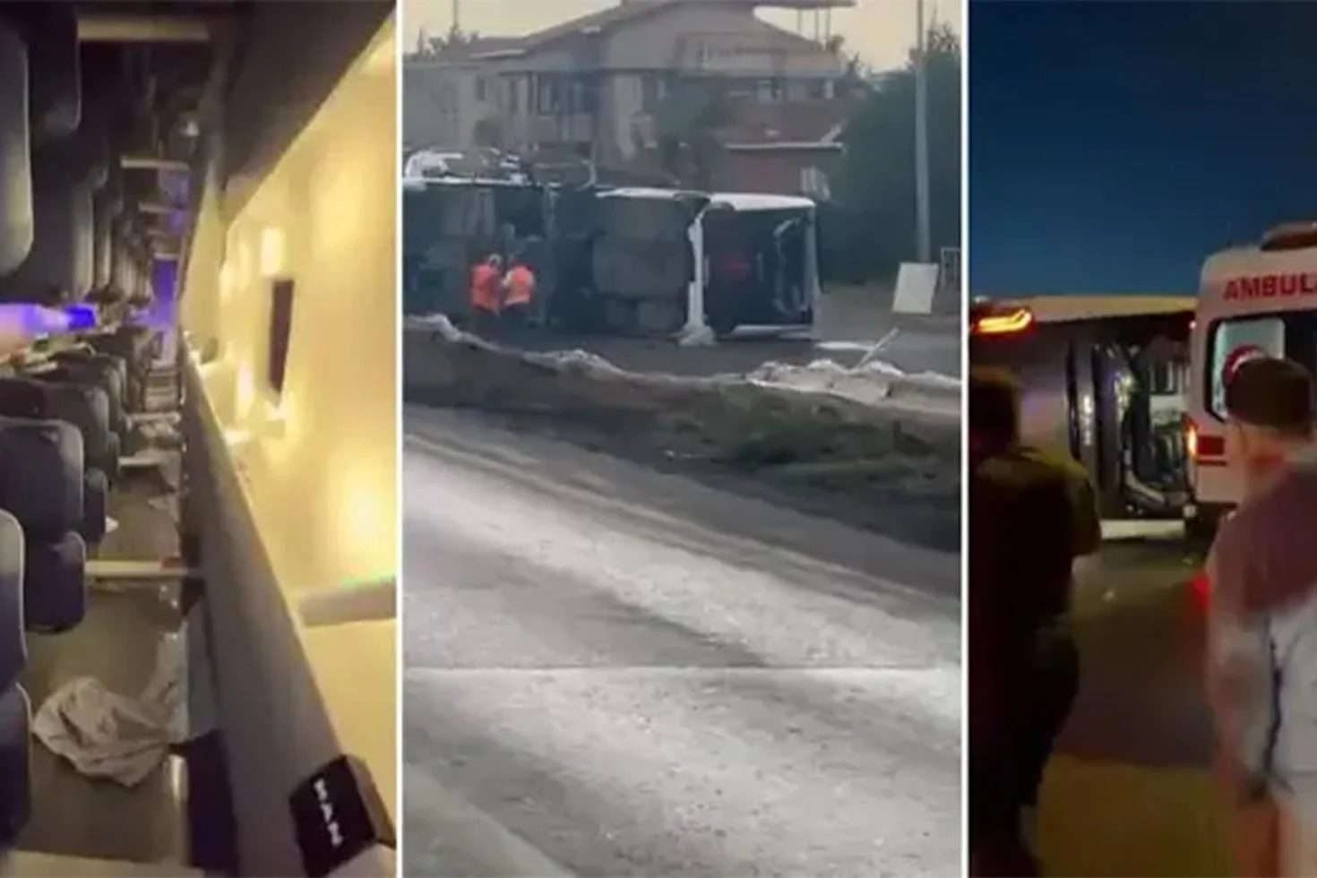 Servis Otobusu Devrildi Cok Sayida Yarali Var 20186549 47 Jpg