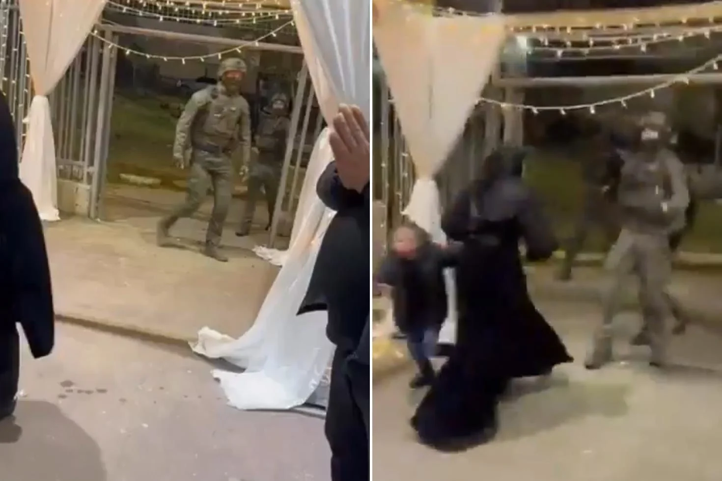Düğün bir anda kabusa döndü! İsrail askerleri baskın düzenledi