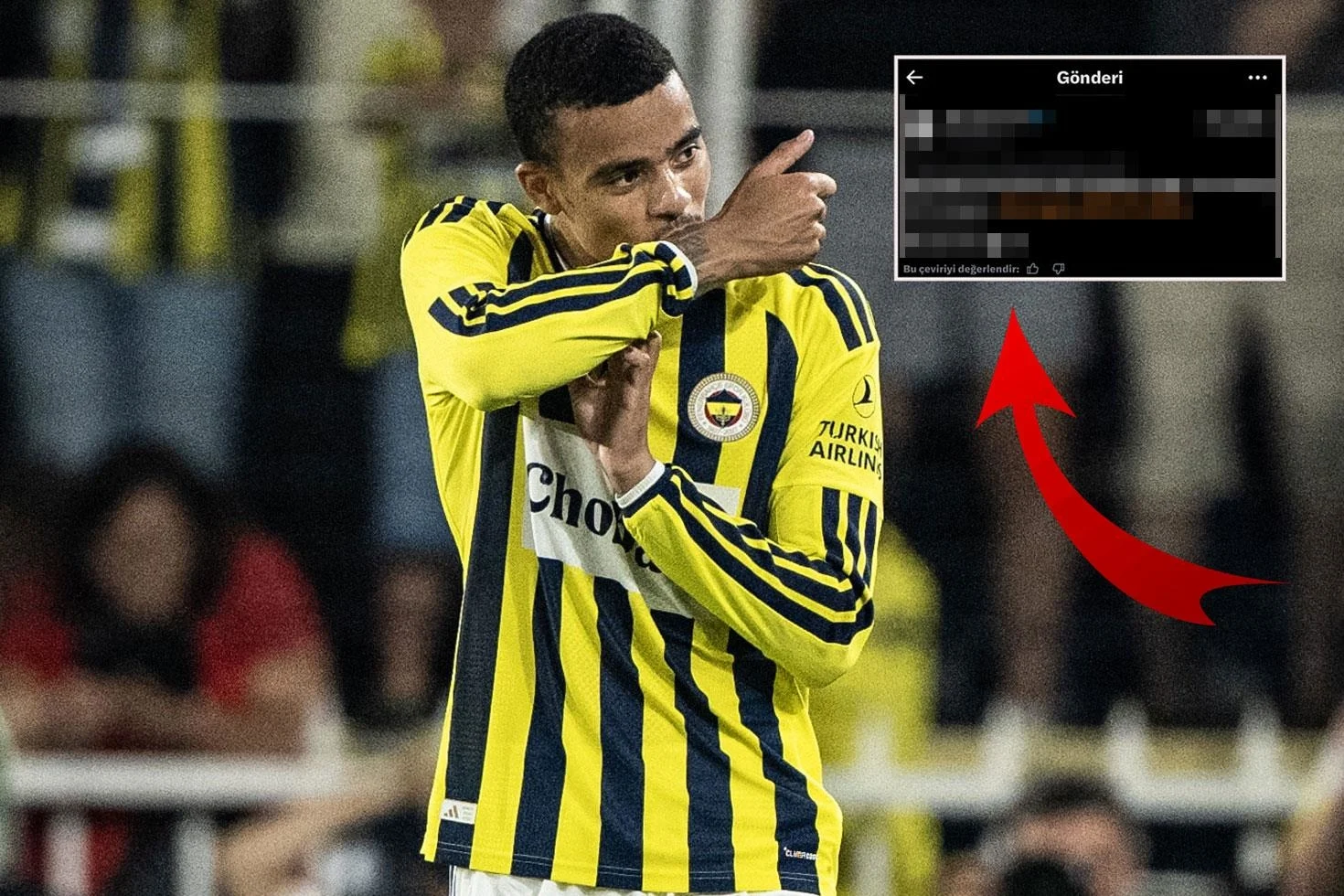 Sturm Graz’ın Greenwood için yaptığı paylaşım bomba