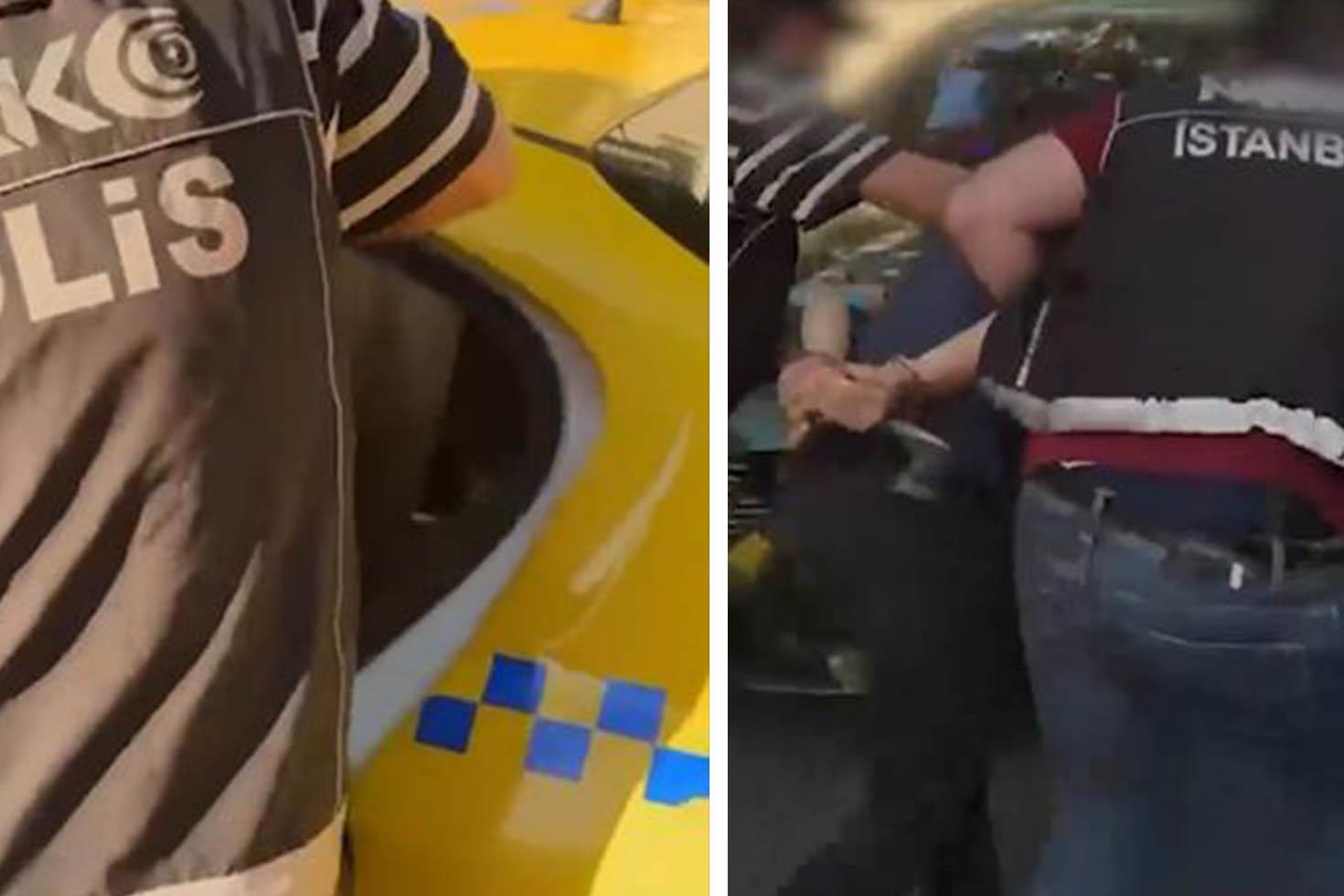 Taksi bu kez yolcu taşımadı! Gerçek durdurulunca ortaya çıktı