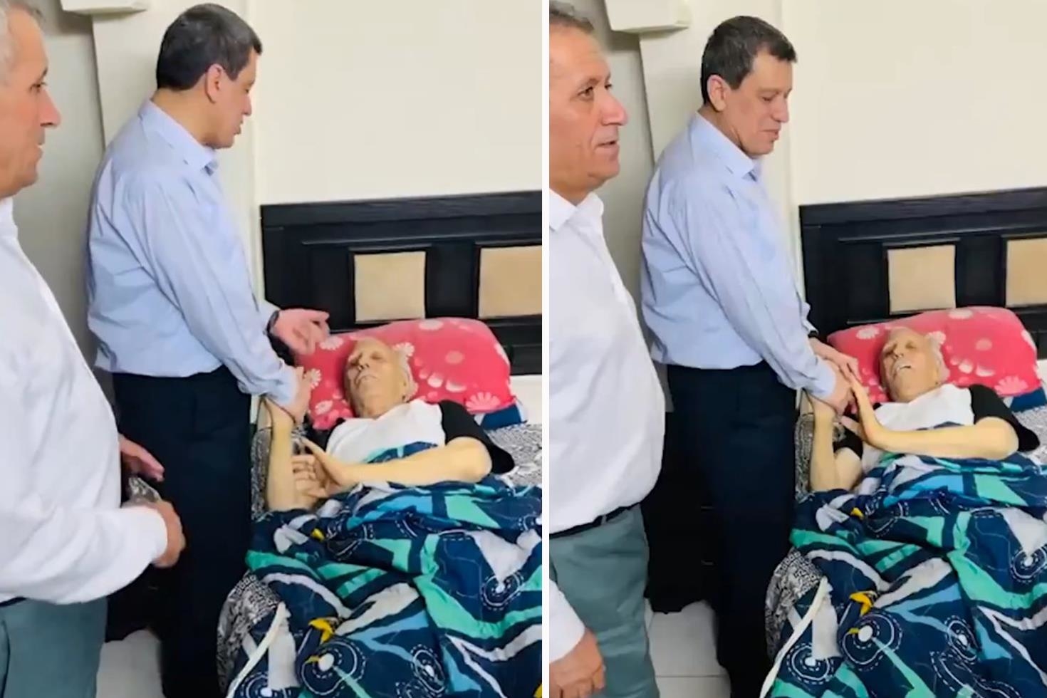 Suriye’de cumhurbaşkanı danışmanı olarak atanan Mazlum Abdi’den hastane ziyareti