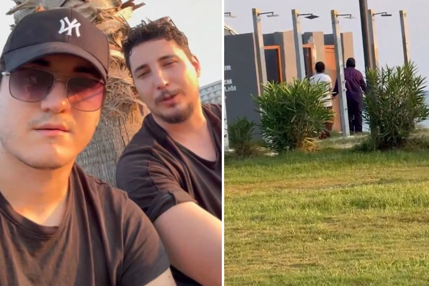 Plajdaki tesettürlü kadınları videoya çekip hakaret yağdırdılar