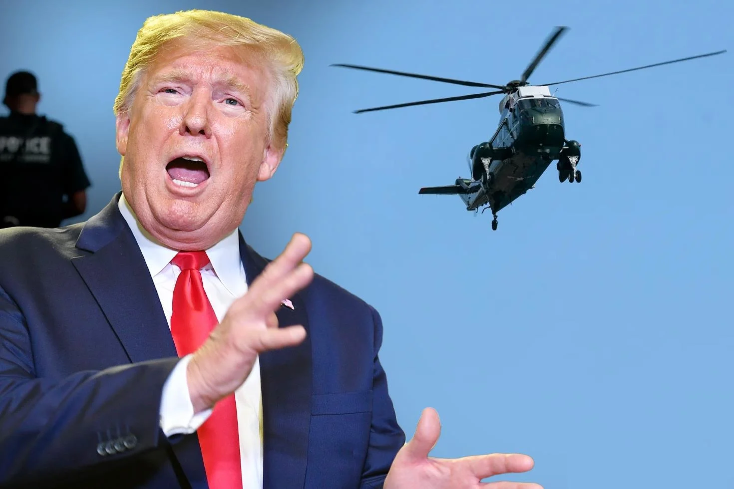 Trump’ı taşıyan helikopterde ölüm tehlikesi! Ramak kala kurtuldu