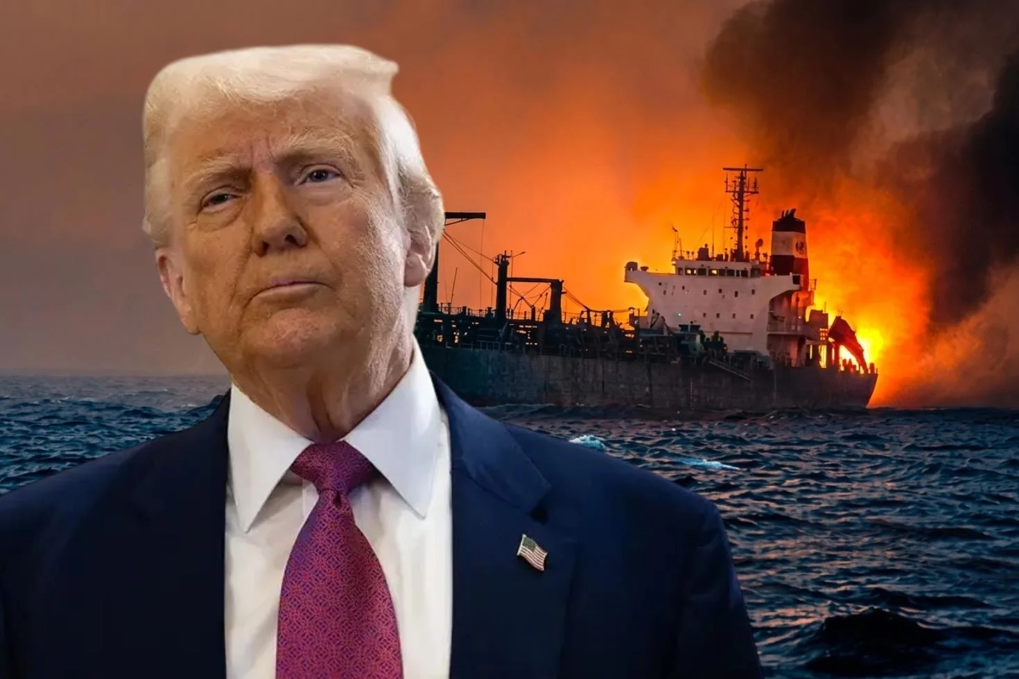 Trump’tan ses gelmeyince Boğaz’dan ses yükseldi: Bir gemiye saldırı