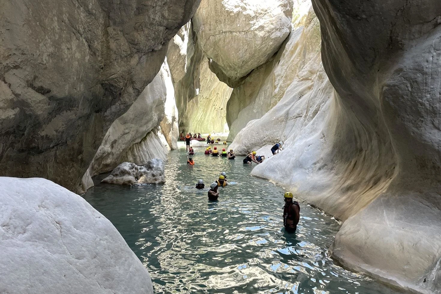 Göynük Kanyonu, Antalya’nın sıcağından bunalan macera tutkunlarını ağırlıyor