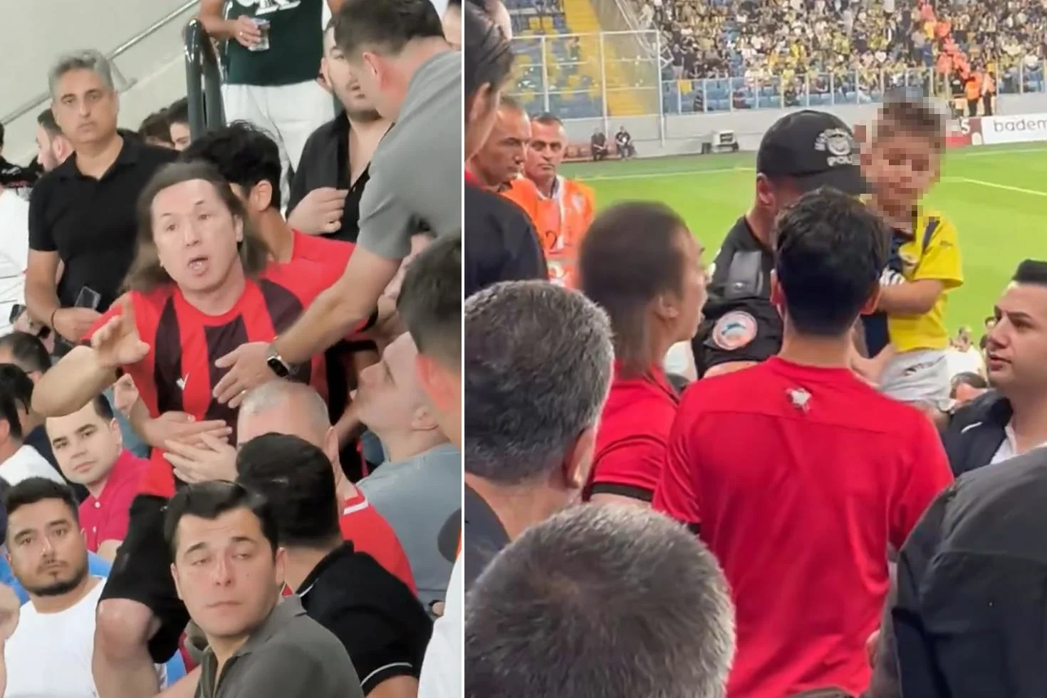 Fenerbahçe formalı çocuğa tribünde müdahale etmişti! Tribün zorbasına gözaltı kararı