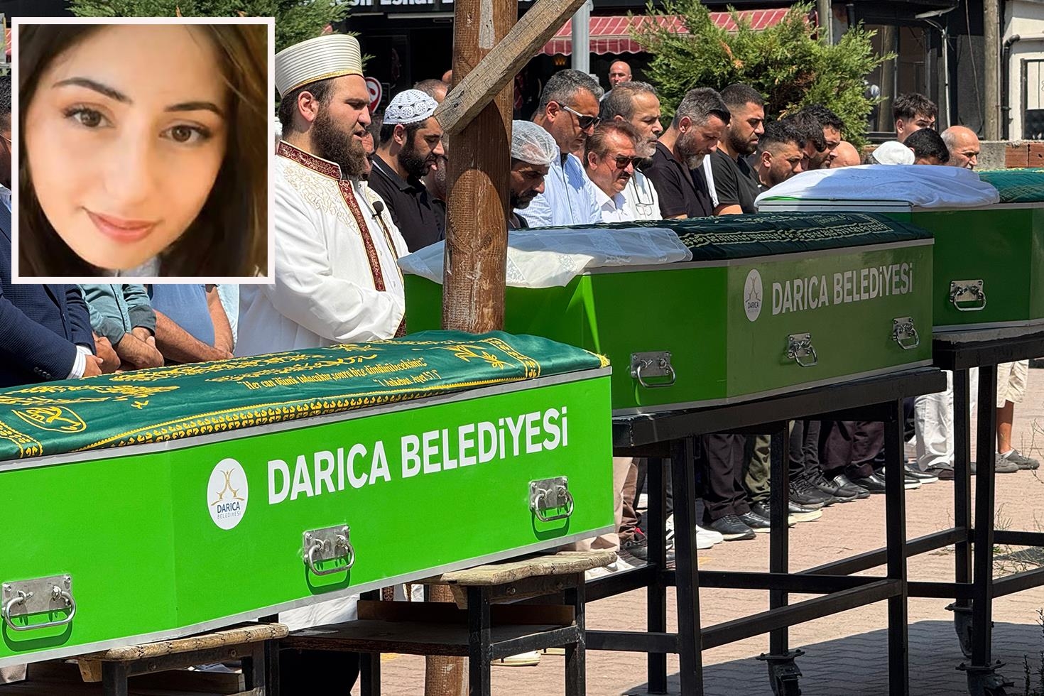 Denizde ölü bulunan 3 kardeşe acı veda! Doğum gününde son yolculuğuna uğurlandı