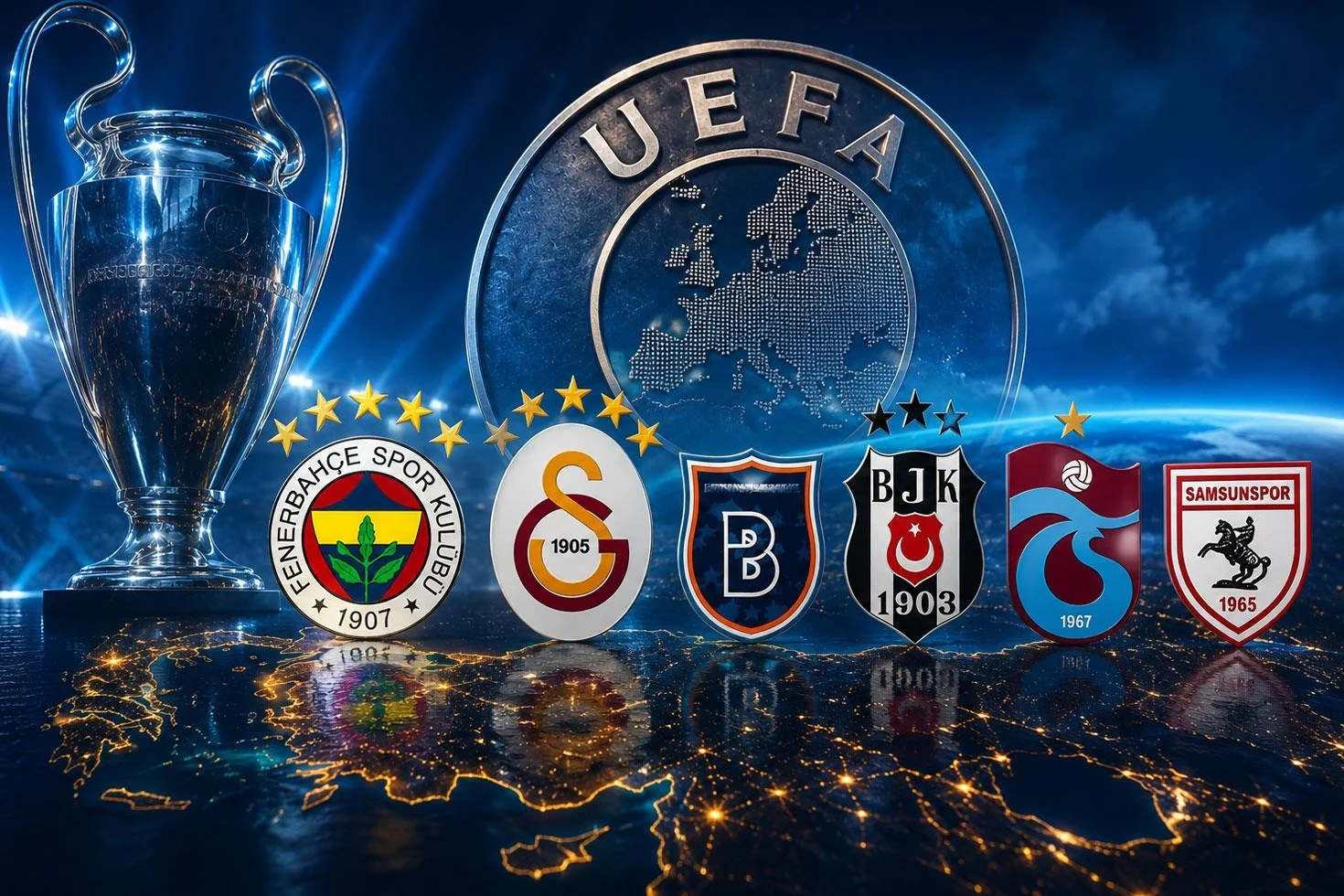 UEFA kulüp sıralaması güncellendi! İşte zirvedeki Türk takımı